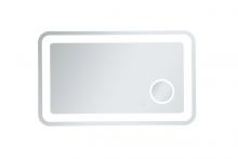 Elegant MRE52440 - Lux 24in x 40in Hardwired LED mirror with magnifier and color changing temperature