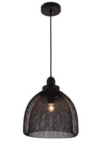 Elegant LDPD2030 - Warren Collection Pendant D11in H12.5in Lt:1 Black Finish