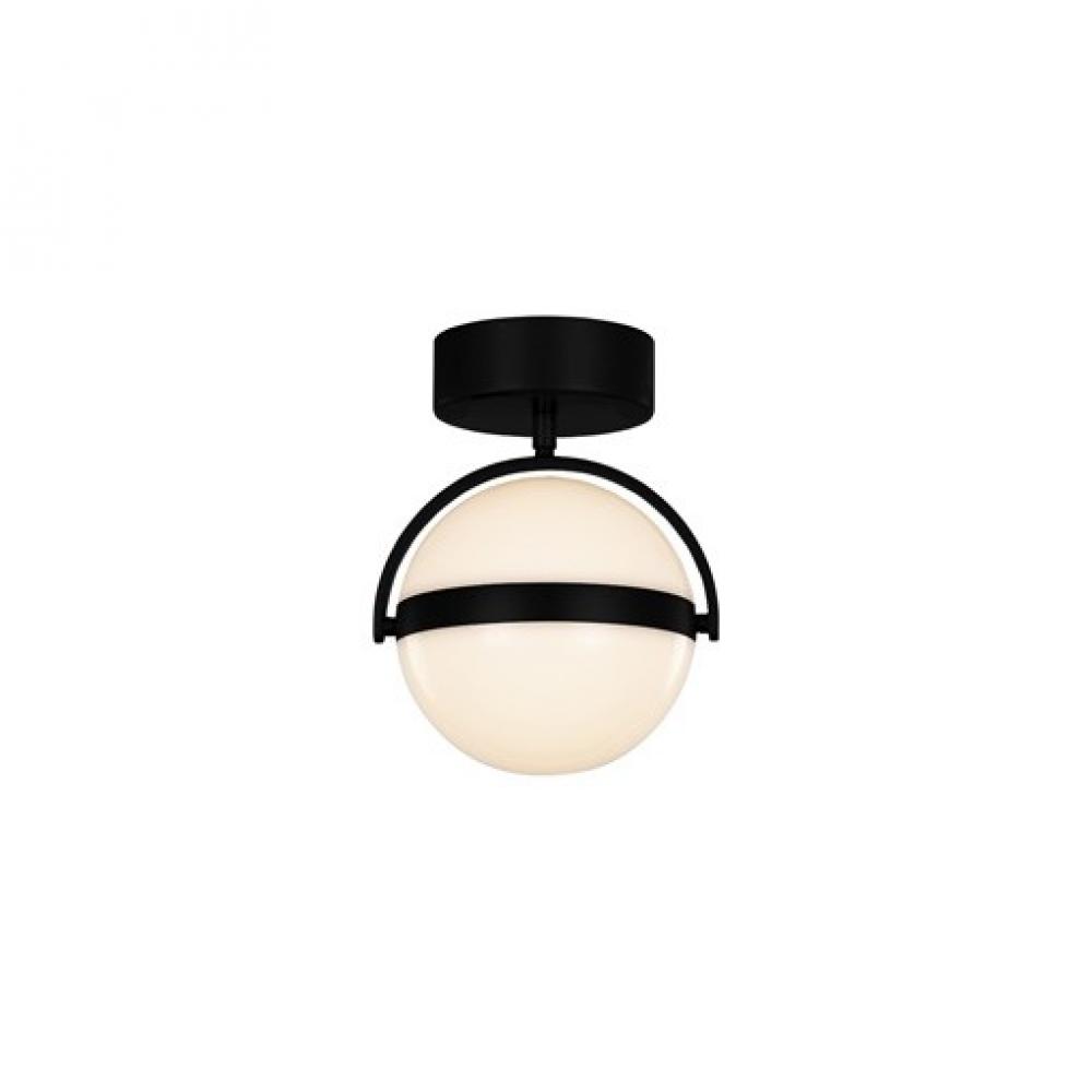 Globo 7-in Brushed Gold LED Flush Mount