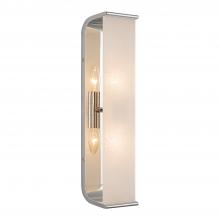 ALORA  WV327019PNAR - Abbott 19-in Polished Nickel/Alabaster 2 Lights Wall/Vanity