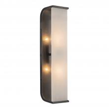 ALORA  WV327019UBAR - Abbott 19-in Urban Bronze/Alabaster 2 Lights Wall/Vanity