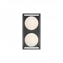 ALORA  EW519213BK - Amelia 13-in Black 2 Lights Exterior Wall Sconce