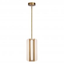 ALORA  PD336507VB - Anders 7-in Vintage Brass LED Pendant