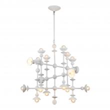 ALORA  CH328129AW - Cadence 29-in Antique White 18 Lights Chandeliers