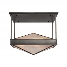 ALORA  SF332919UBCR - Cairo 19-in Ribbed Glass/Urban Bronze 4 Lights Semi Flush Mount