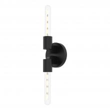 ALORA  WV607202MB - Claire 5-in Matte Black 2 Lights Wall/Vanity