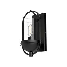 ALORA  WV539007MBCL - Cyrus 7-in Clear Glass/Matte Black 1 Light Wall/Vanity