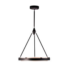 ALORA  PD302724CBSS - Duo 24-in Classic Black/Silver Shimmer LED Pendant