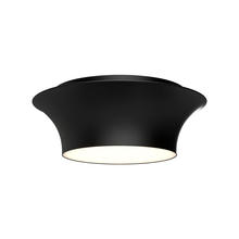 ALORA  FM523013MB - Emiko 12-in Matte Black 2 Lights Flush Mount