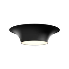 ALORA  FM523016MB - Emiko 16-in Matte Black 2 Lights Flush Mount