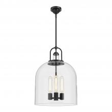 ALORA  PD461104MB - Lancaster 16-in Matte Black 4 Lights Pendant