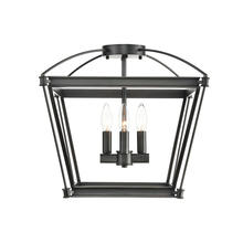 ALORA  SF312204UB - Manor Urban Bronze 4 Lights Semi Flush Mount