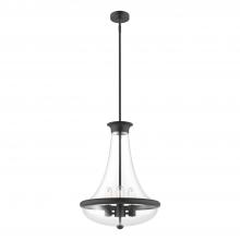 ALORA  PD464018MB - Marcel 18-in Matte Black 4 Lights Pendant