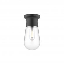 ALORA  SF464001MB - Marcel 5-in Matte Black 1 Light Semi Flush Mount