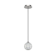 ALORA  PD321201PN - Marni 5-in Polished Nickel LED Pendant