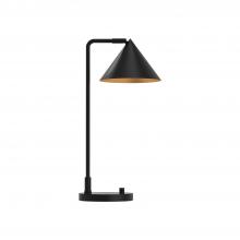 ALORA  TL485020MB - Remy 20-in Matte Black 1 Light Table Lamp