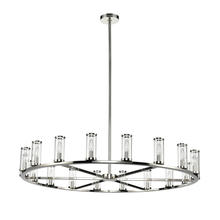 ALORA  CH309018PNCG - Revolve Clear Glass/Polished Nickel 18 Lights Chandeliers