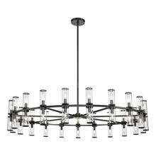 ALORA  CH309042UBCG - Revolve Clear Glass/Urban Bronze 42 Lights Chandeliers