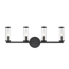 ALORA  WV309044UBCG - Revolve Clear Glass/Urban Bronze 4 Lights Wall/Vanity