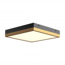 ALORA  FM553211AGMB - Sydney 11-in Aged Gold/Matte Black LED Flush Mount