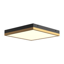 ALORA  FM553214AGMB - Sydney 14-in Aged Gold/Matte Black LED Flush Mount