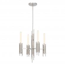 ALORA  CH335019PN - Torres 19-in Polished Nickel 4 Lights Chandeliers