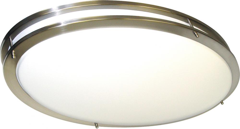 Glamour - 2 Light CFL - 32&#34; Oval - Flush Mount - (2) 36W Fluorescent