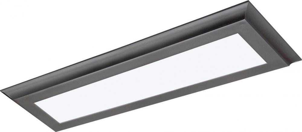 Blink Plus Profile - 22W- 7&#34; x 25&#34; Surface Mount LED - 3000K - Gun Metal Finish - 100-277V