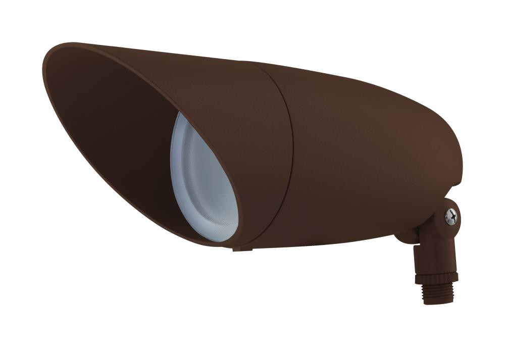 LED Landscape Flood 12 Watt; 3000K; Bronze Finish