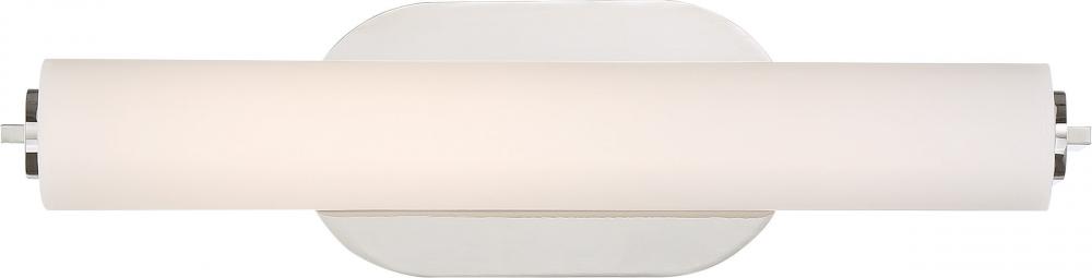 Lana - 14&#34; LED Vanity with White Acrylic - Polished Nickel Finish