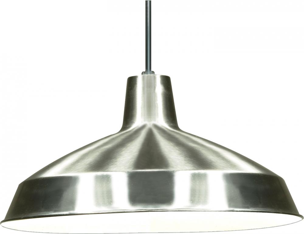 1 Light - 16&#34; Pendant with Warehouse Shade - Brushed Nickel Finish