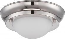 Nuvo 62/513 - Poke - Mini LED Flush Fixture with Satin White Glass