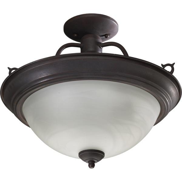 Cobblestone Bowl Semi-Flush Mount