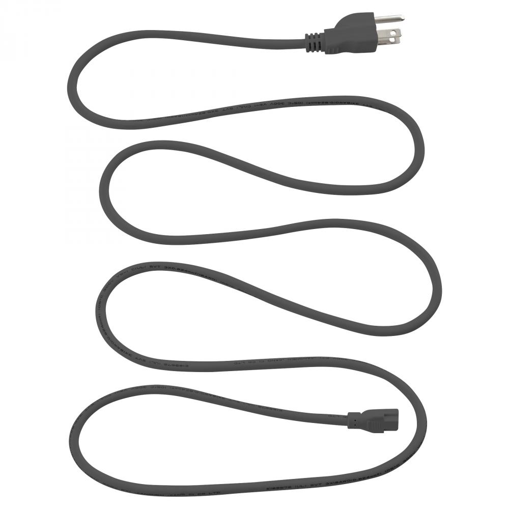 LED Ucl 72&#34; Power Cord - BK