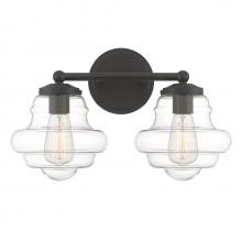 Savoy House Meridian M80072ORB - 2-Light Bathroom Vanity Light in Oil Rubbed Bronze