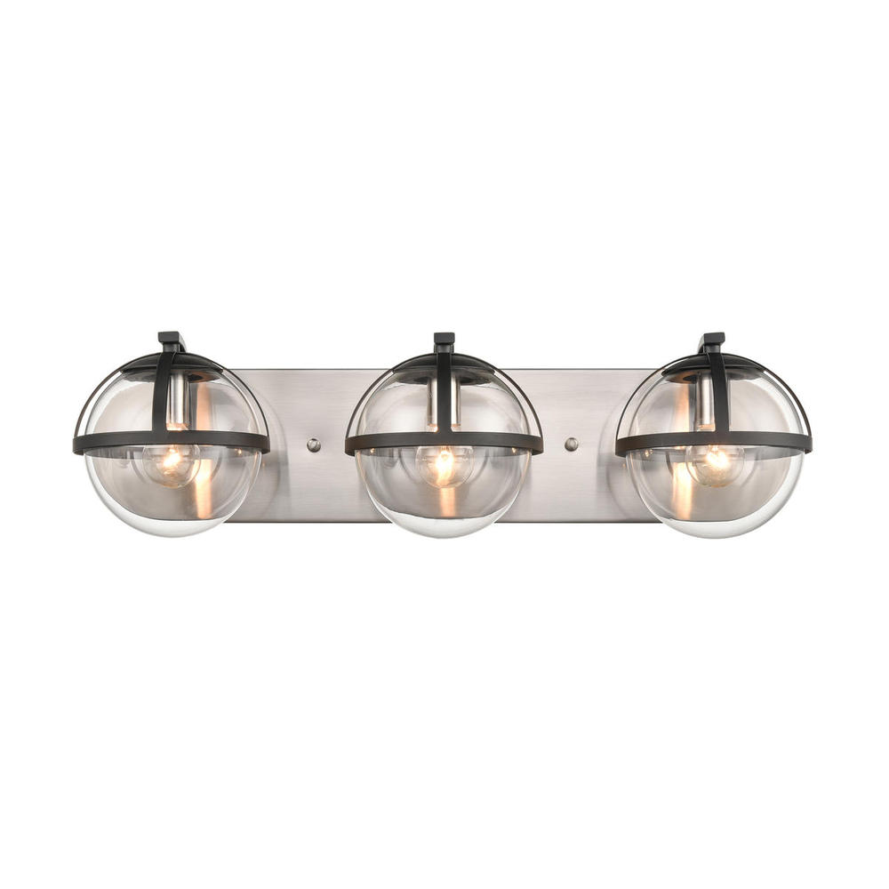 Davenay 23&#39;&#39; Wide 3-Light Vanity Light - Satin Nickel