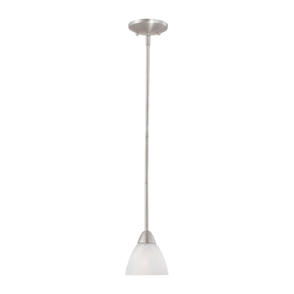 Thomas - Tia 5.24&#39;&#39; Wide 1-Light Mini Pendant - Matte Nickel