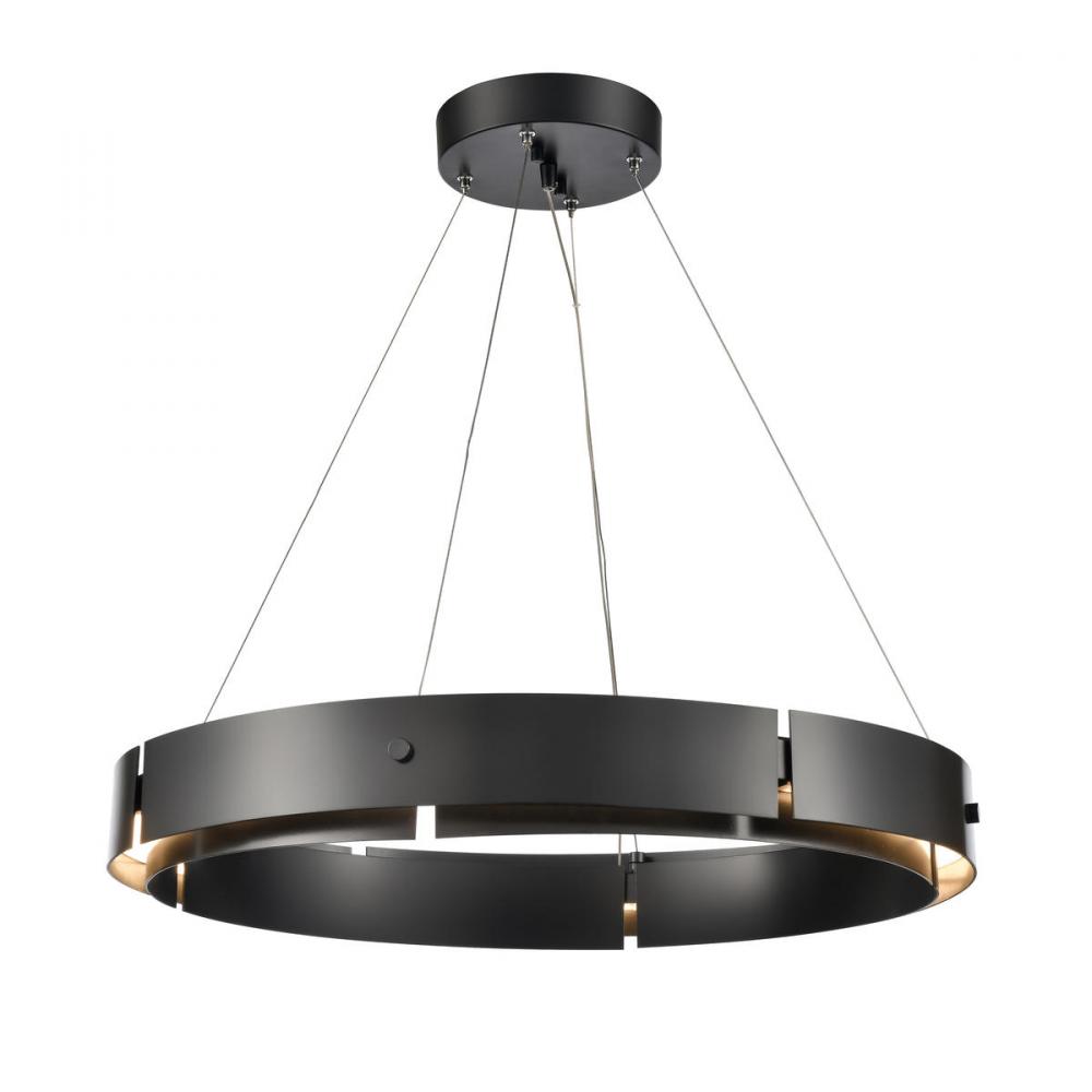 Fogelberg 26&#39;&#39; Wide LED Pendant - Matte Black