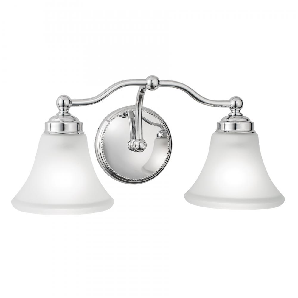 Soleil 17.5&#39;&#39; Wide 2-Light Vanity Light - Chrome