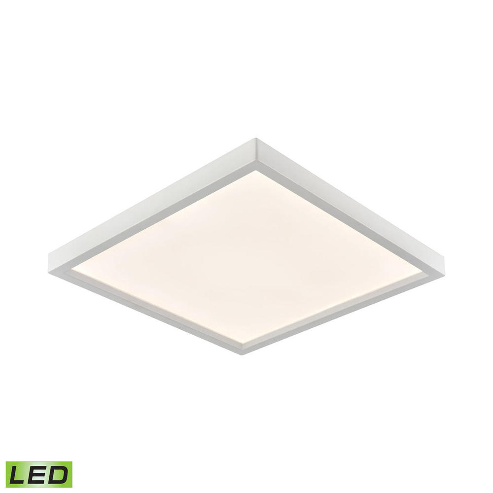 Thomas - Titan 13&#39;&#39; Wide Integrated LED Square Flush Mount - White