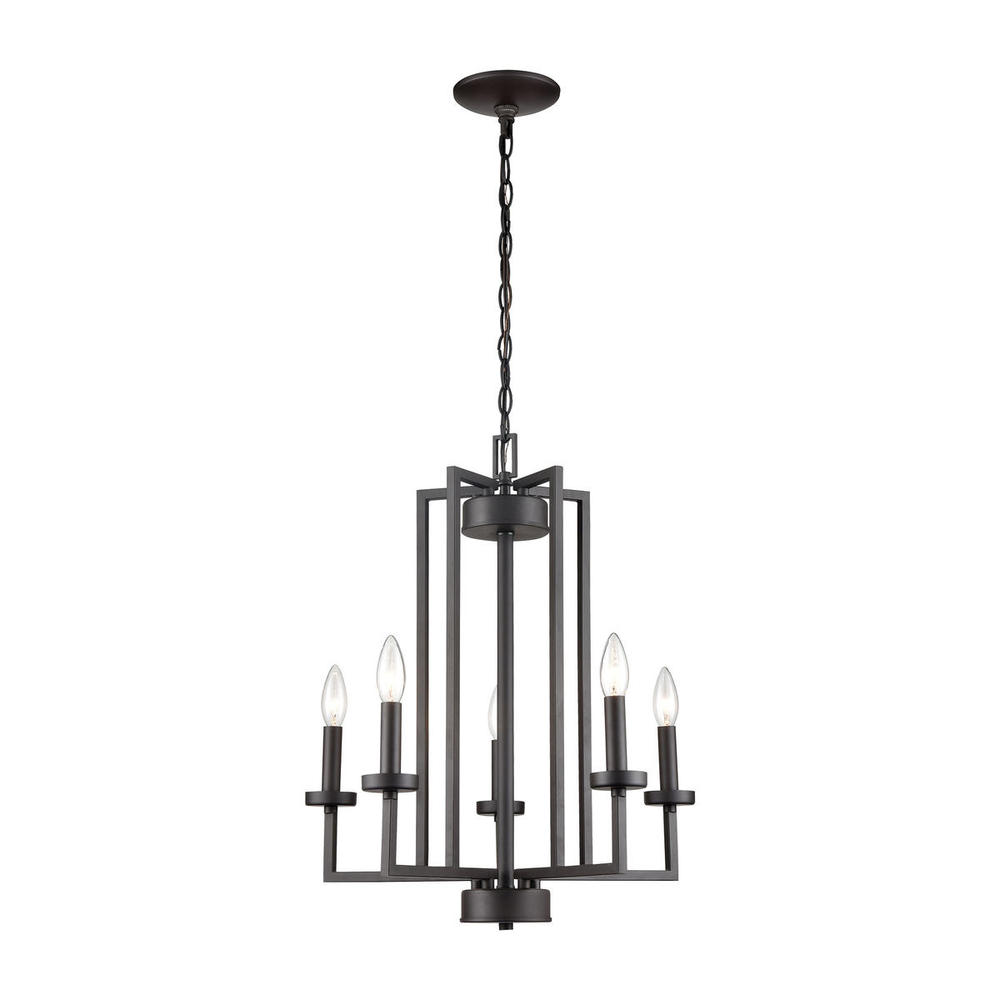 Thomas - West End 20&#39;&#39; Wide 6-Light Chandelier - Oil Rubbed Bronze