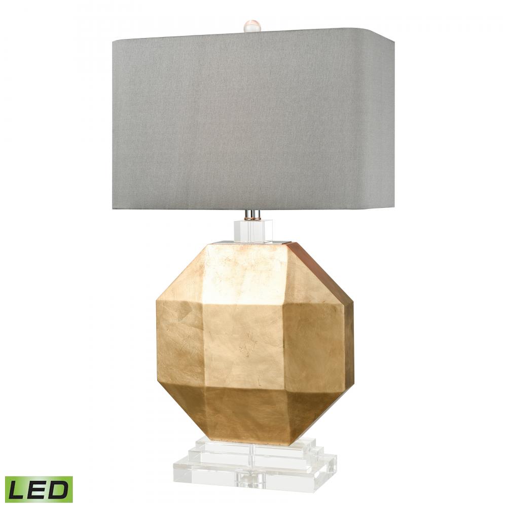 Alcazaba 29.5&#39;&#39; High 1-Light Table Lamp - Gold Leaf - Includes LED Bulb