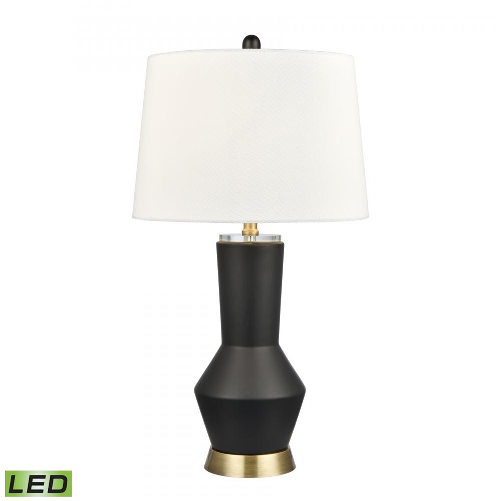 Stanwell 27&#39;&#39; High 1-Light Table Lamp - Matte Black - Includes LED Bulb