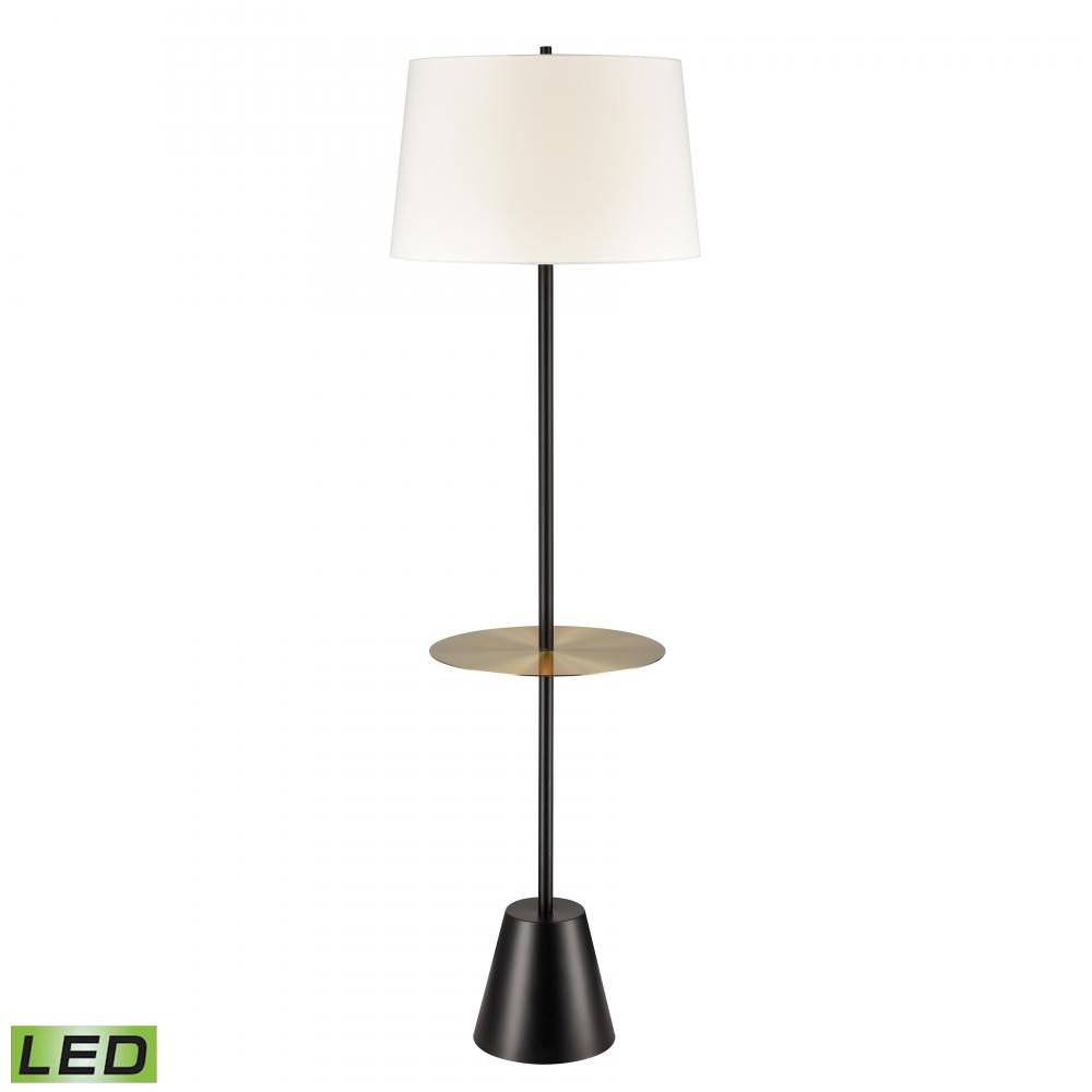 Abberwick 64&#39;&#39; High 1-Light Floor Lamp - Includes LED Bulb