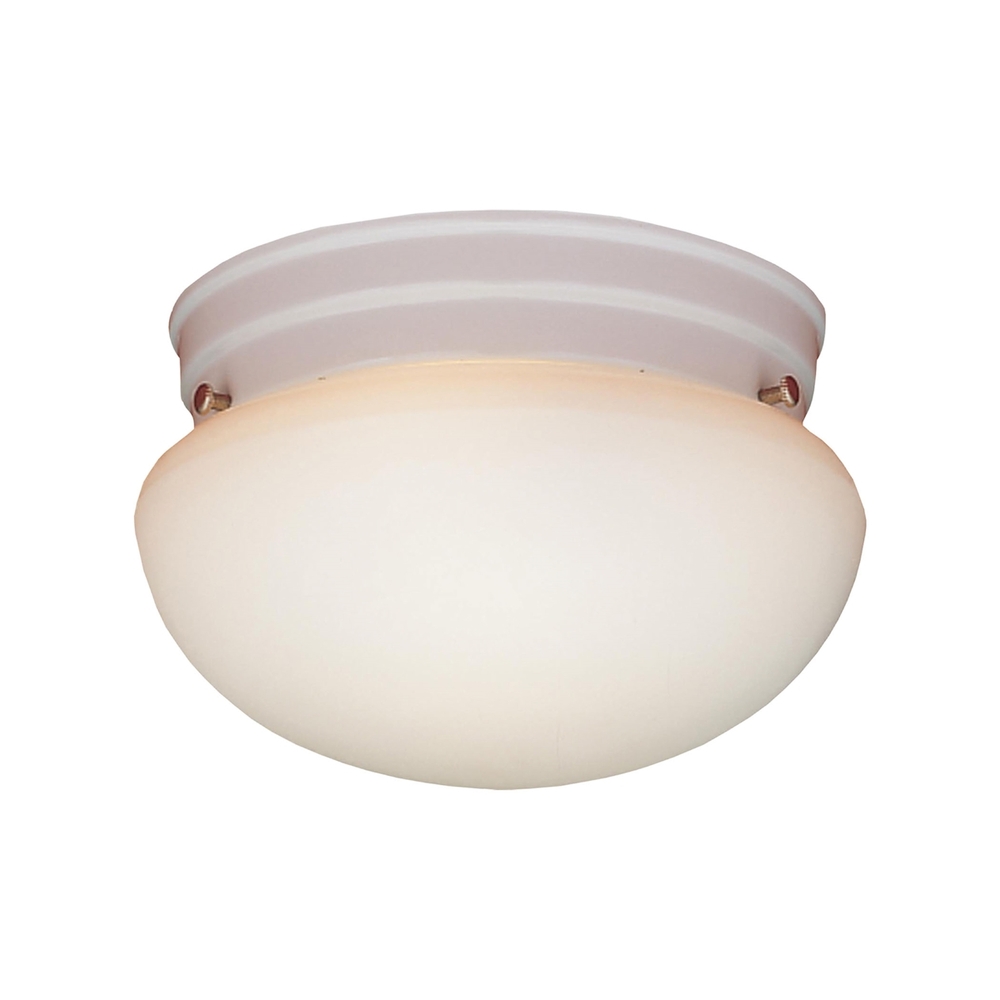 Thomas - Ceiling Essentials 8&#39;&#39; Wide 1-Light Flush Mount - White