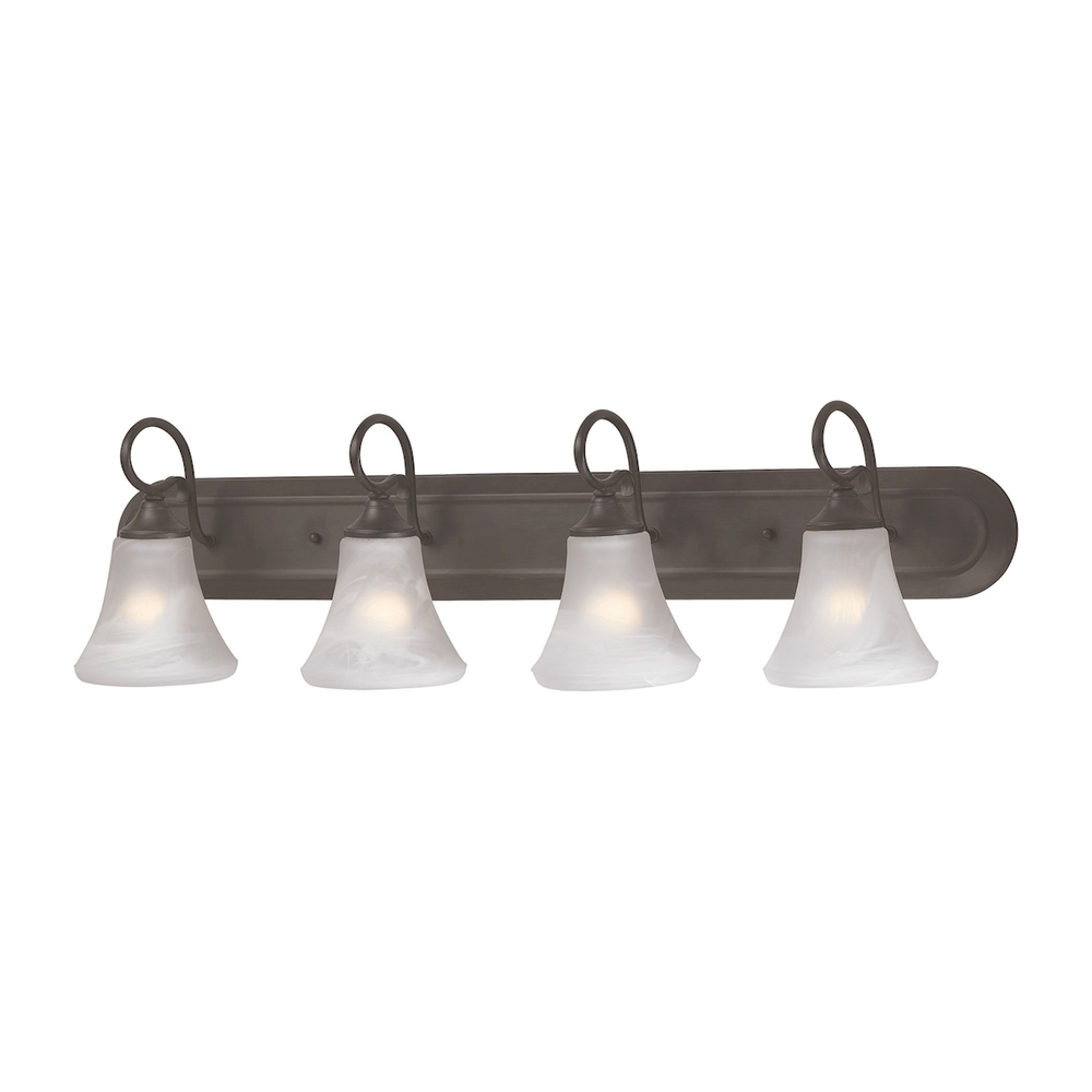 Thomas - Elipse 36&#39;&#39; Wide 4-Light Vanity Light - Painted Bronze