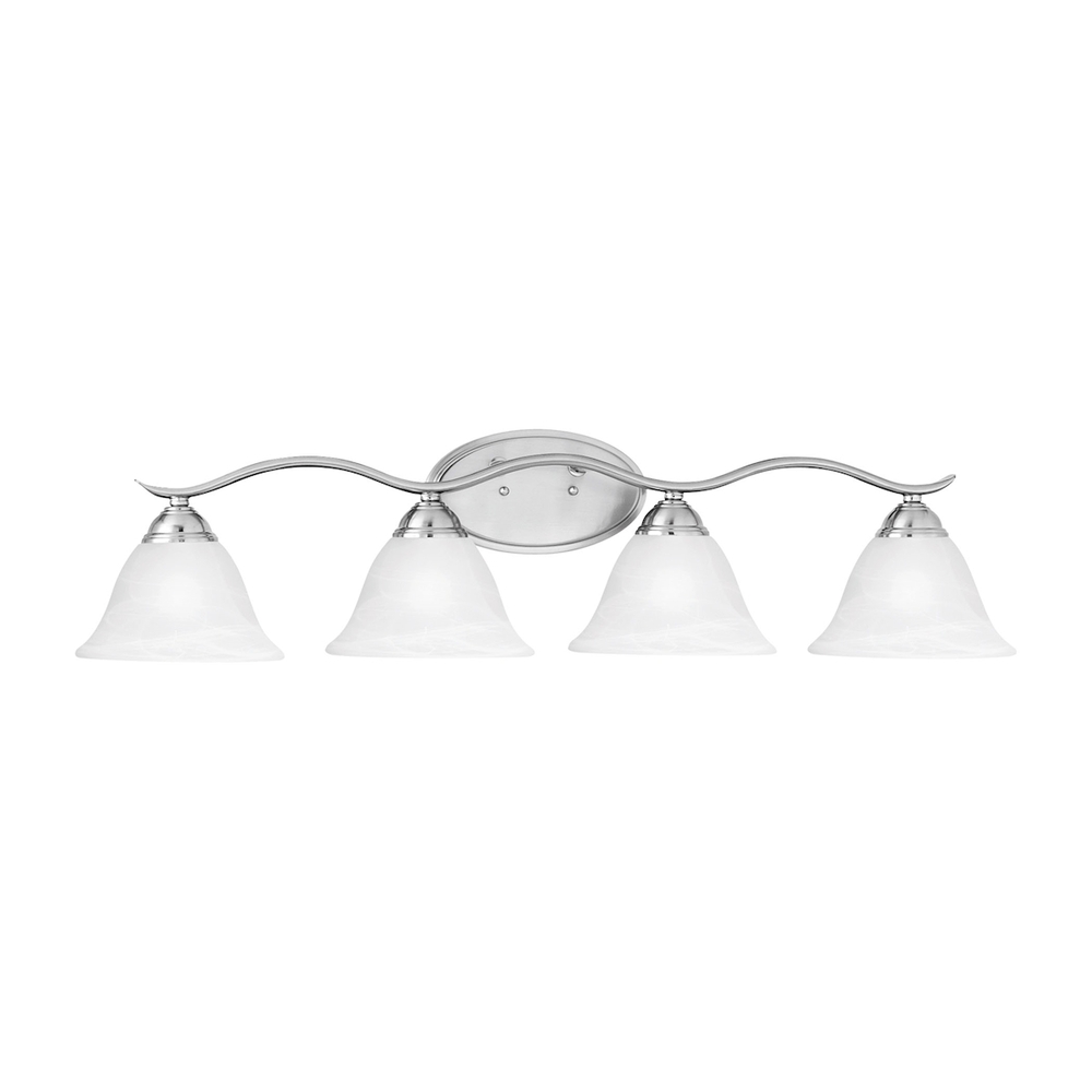 Thomas - Prestige 36&#39;&#39; Wide 4-Light Vanity Light - Brushed Nickel