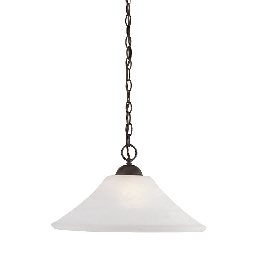 Thomas - Elipse 18&#39;&#39; Wide 1-Light Pendant - Painted Bronze