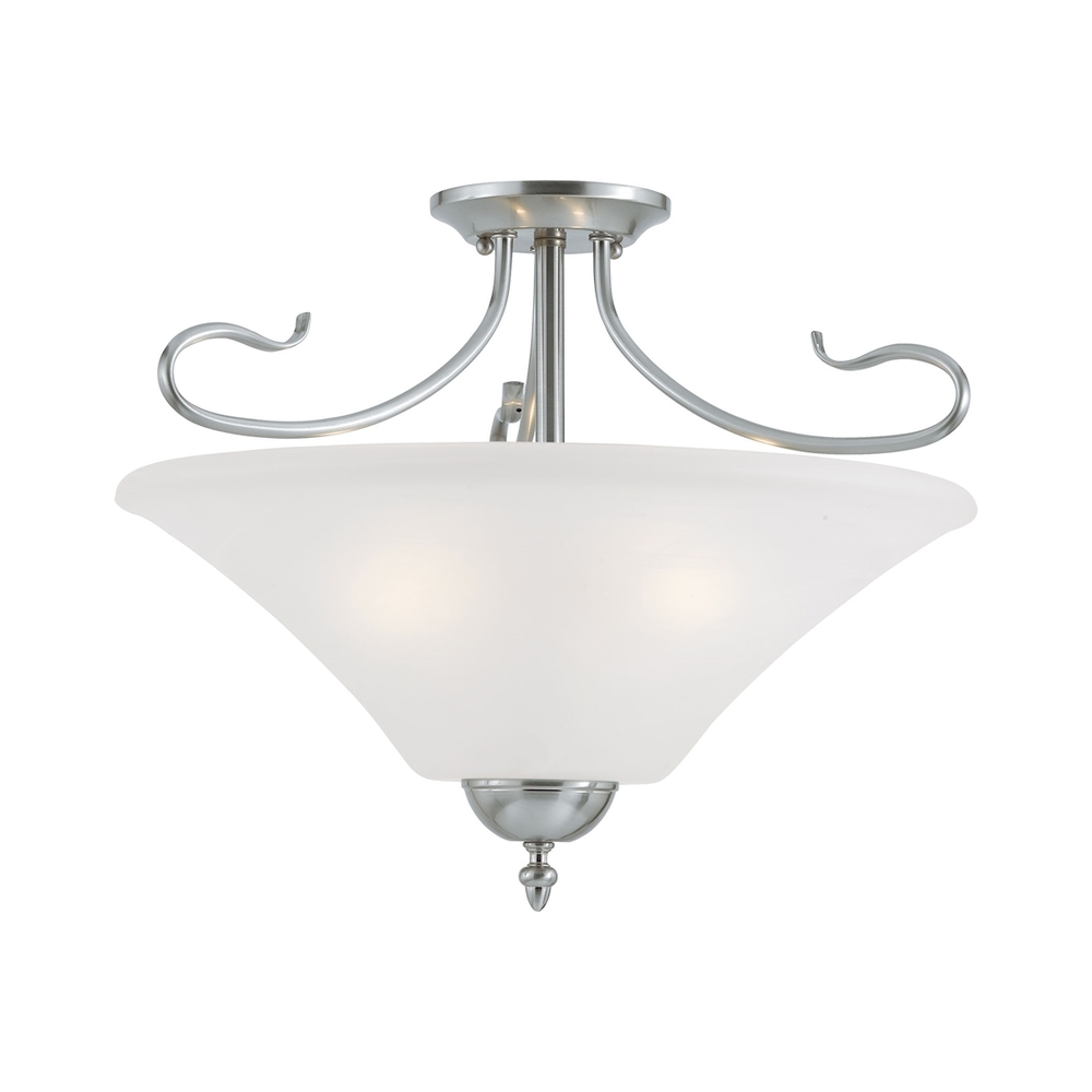 Thomas - Elipse 19&#39;&#39; Wide 3-Light Pendant - Brushed Nickel