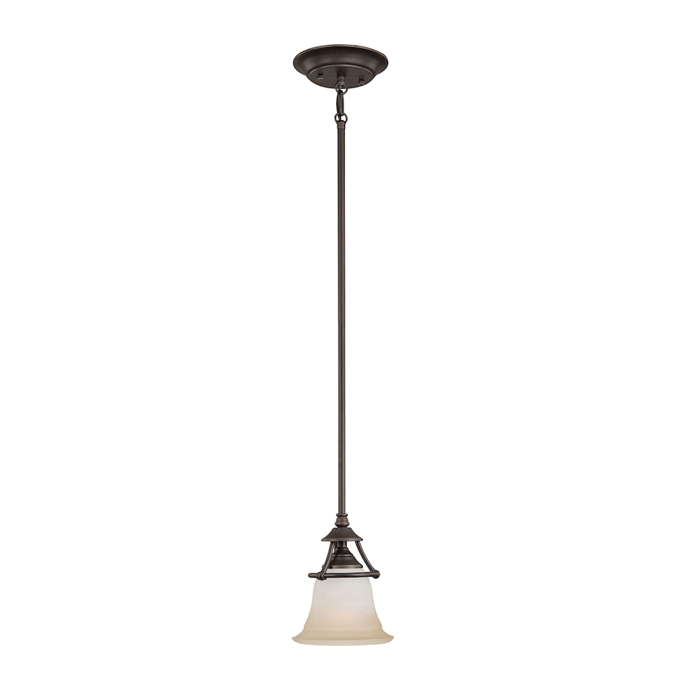 Thomas - Harmony 7&#39;&#39; Wide 1-Light Mini Pendant - Aged Bronze